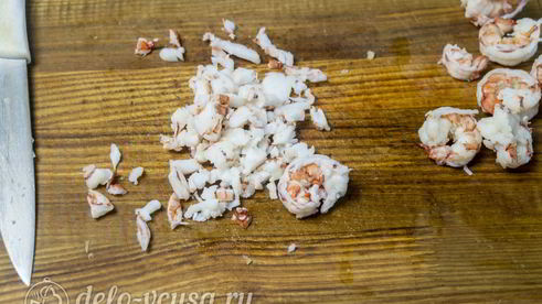 салат оливье с креветками