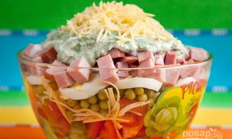 Рецепт салата типа оливье