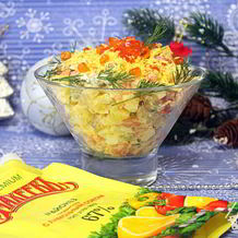 Салаты с семгой