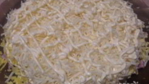 праздничный салат невеста