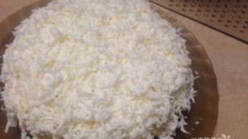 праздничный салат невеста