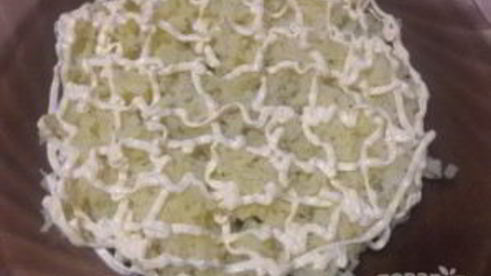 праздничный салат невеста