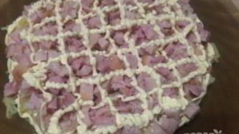 праздничный салат невеста