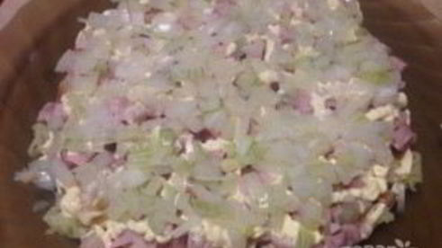 праздничный салат невеста