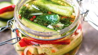 Салат из огурцов