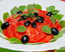 Салат из помидоров