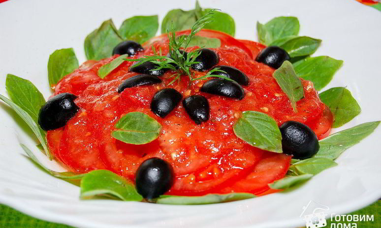 Рецепт салата из помидоров