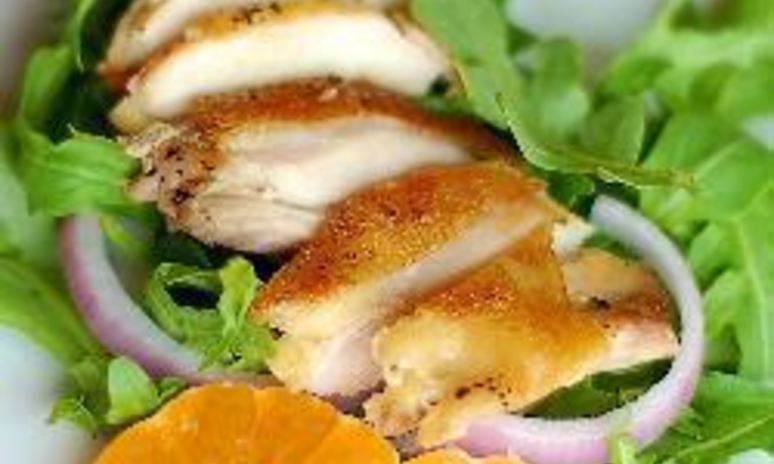 Рецепт салата из рукколы с куриной грудкой