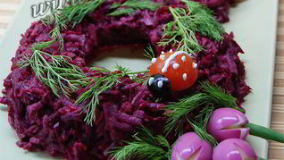 Салат к 8 марта