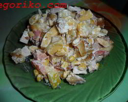 Салат Хрустящая курочка