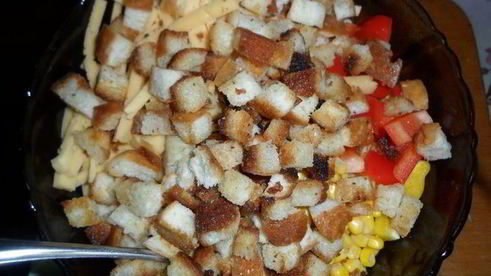 салат хрустящая курочка