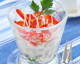 Салат-коктейль с кальмарами