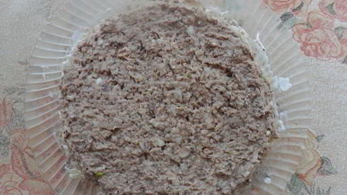 салат мимоза с горбушей