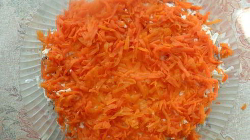 салат мимоза с горбушей