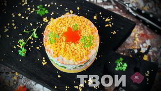 Салат Мимоза с тунцом