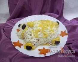 Салат Овечка на Новый год