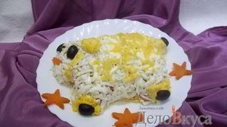 Салат Овечка на Новый год