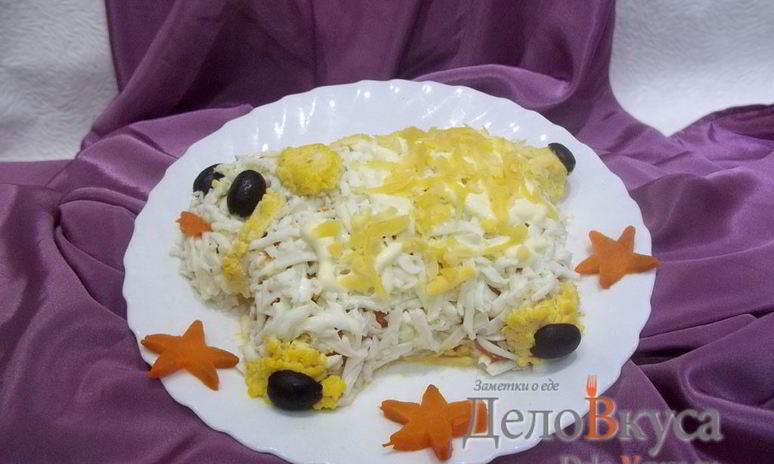 Рецепт салата овечка на новый год