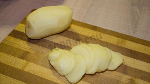 картошка под шубой в духовке