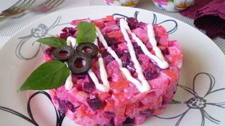 Ленивая селедка под шубой