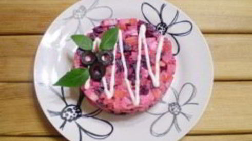 ленивая селедка под шубой