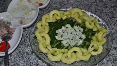 салат сельдь под шубой с яблоком