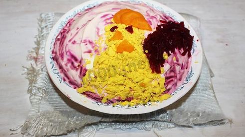 сельдь под шубой петух