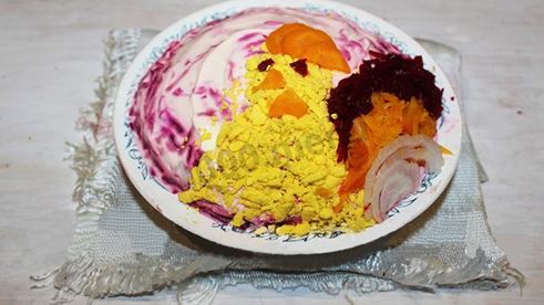 сельдь под шубой петух