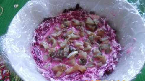 сельдь под шубой с желатином