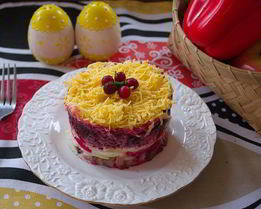 Селедка под шубой порционная