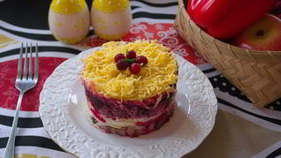 Селедка под шубой порционная