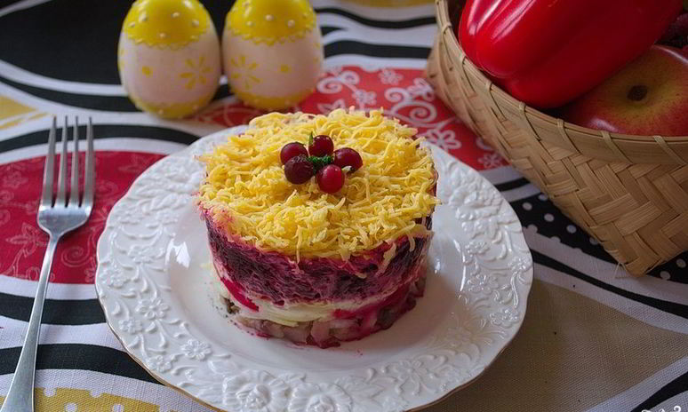 Рецепт селедки под шубой порционная