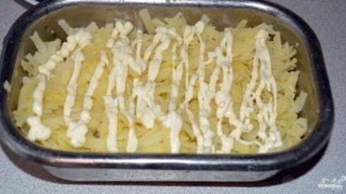 селедка под шубой с плавленным сыром