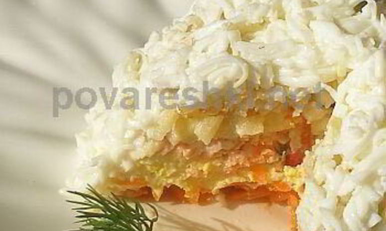 Рецепт семги под шубой