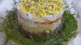 Шпроты под шубой