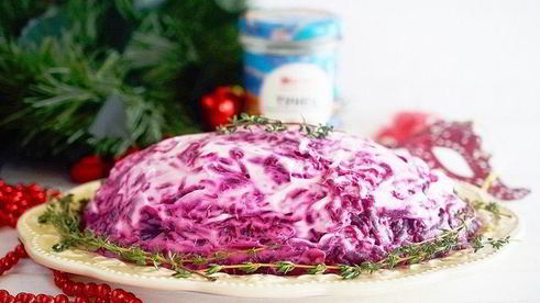 тунец под шубой