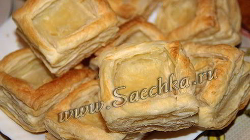 закуска из слоеного теста селедка под шубой