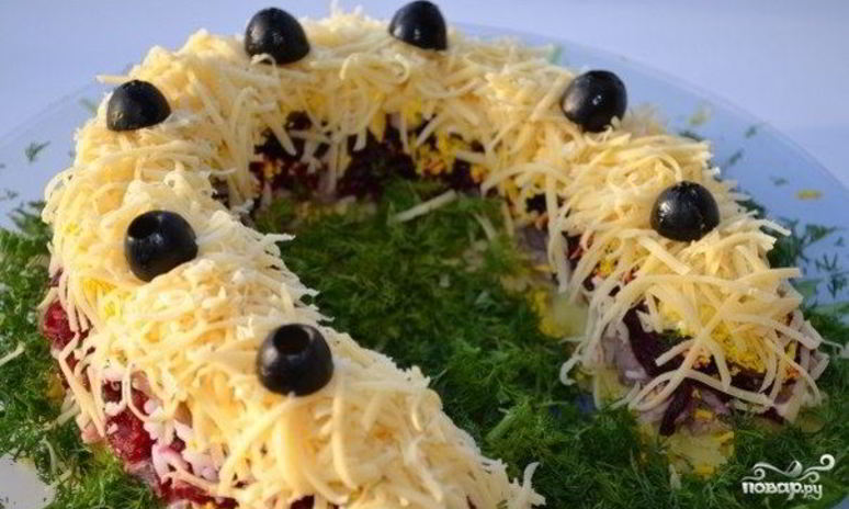 Рецепт салата подкова