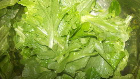 салат с беконом и сухариками