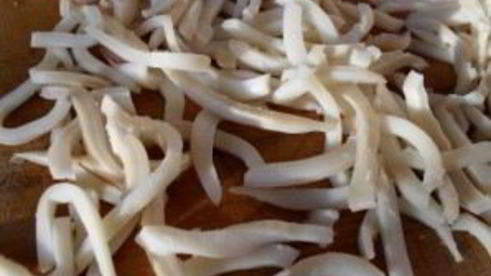 салат с кальмарами и морковью