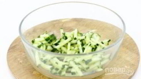 салат с кальмаром и сыром