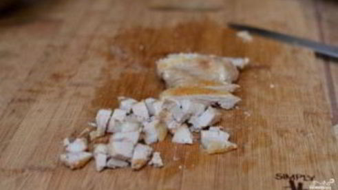 салат с курицей и опятами