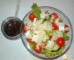 Салат с тунцом и кус кусом