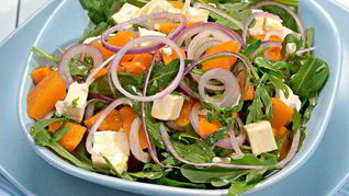 Салат с тыквой и фетой