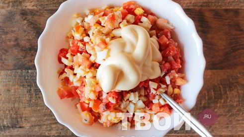 салат царский