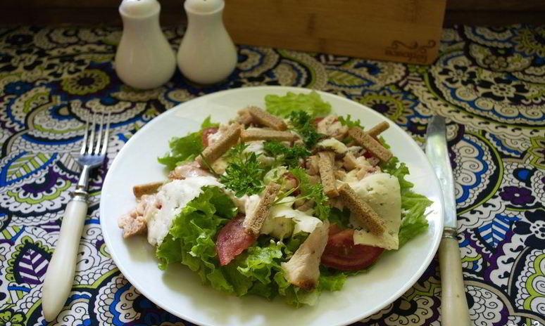 Рецепт салата цезарь с курицей классический простой