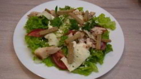 салат цезарь с курицей классический простой