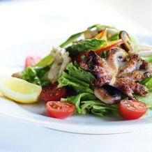 Салаты с кальмарами