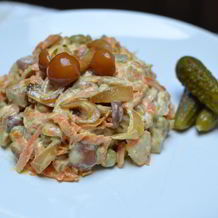 Салаты с курицей