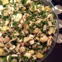 Салаты с тунцом